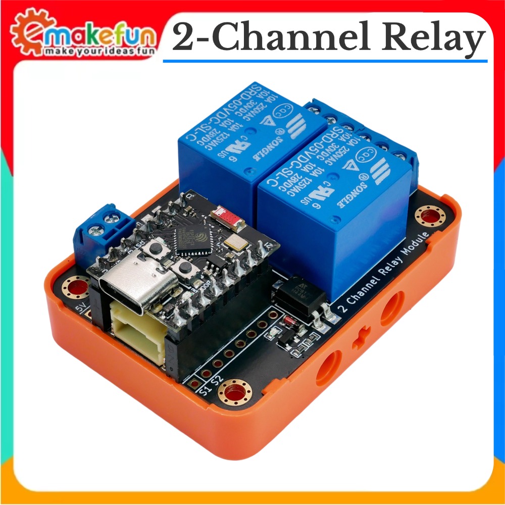 Esp32 Uart Module - 2CH Röle Modülü Giriş 5V Aktif