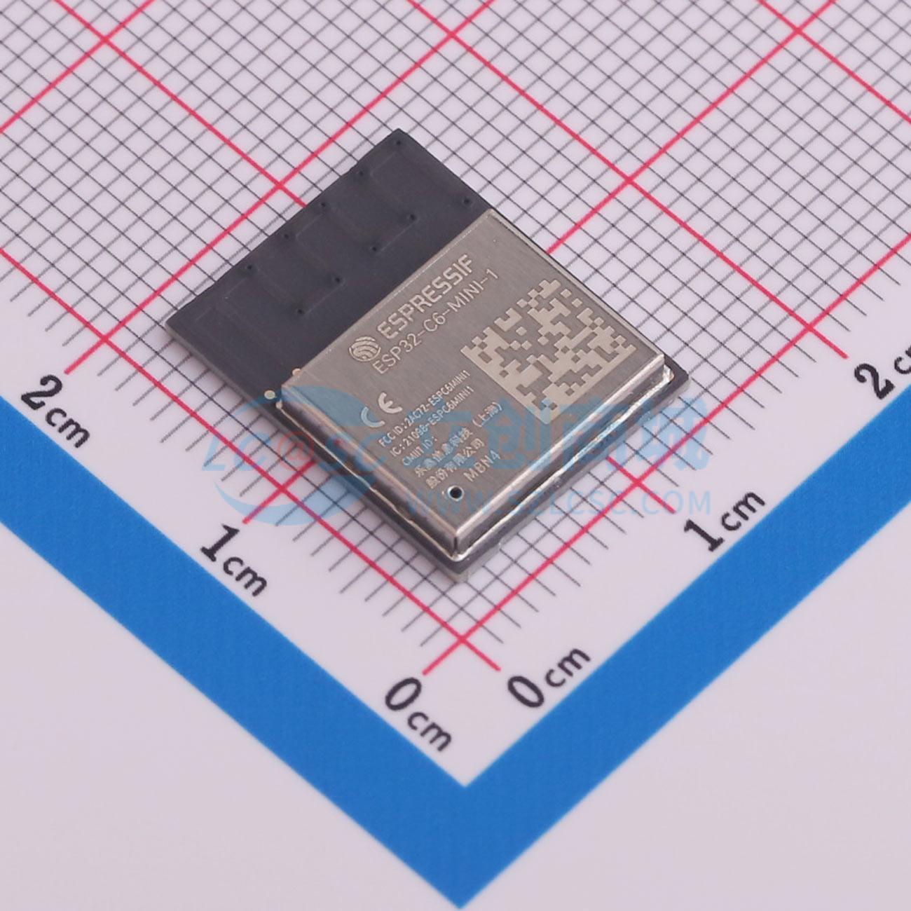 Esp32 Uart Module - 4 adet ESP32-C6-MINI-1-N4 SMD-53P ESP32-C6FH4 I2C