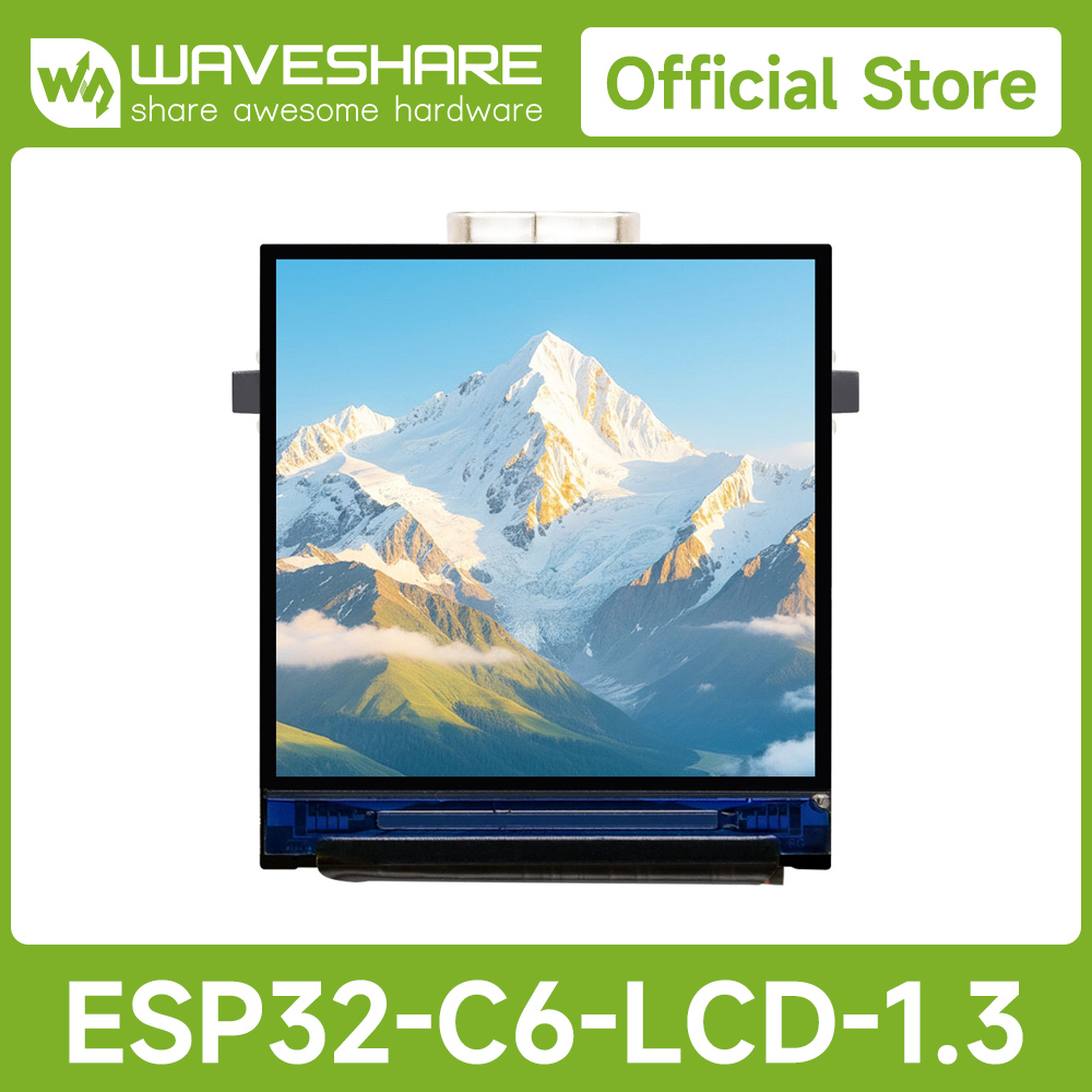 Esp32 C6 - Waveshare ESP32-C6 1,3 inç LCD Ekran
