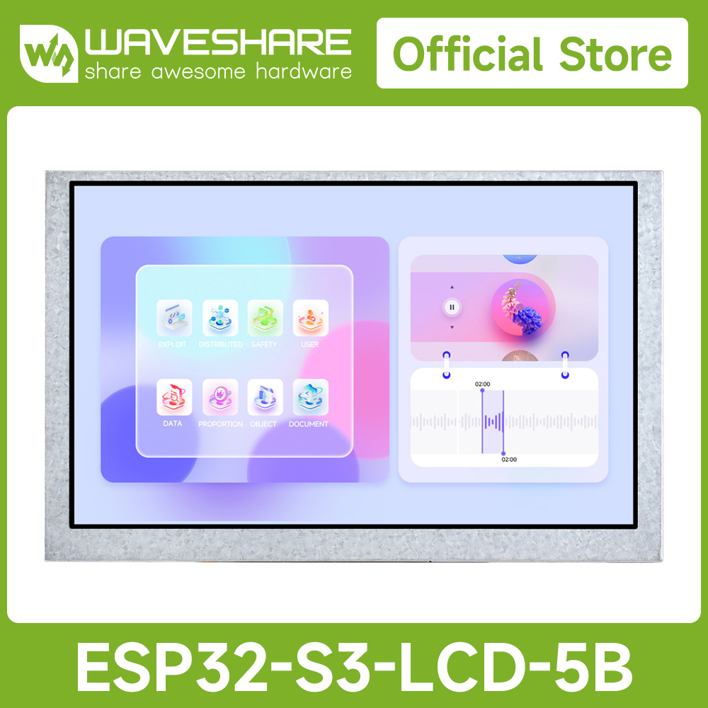 Esp32 Development Board - Waveshare ESP32-S3 5 inç Kapasitif Dokunmatik