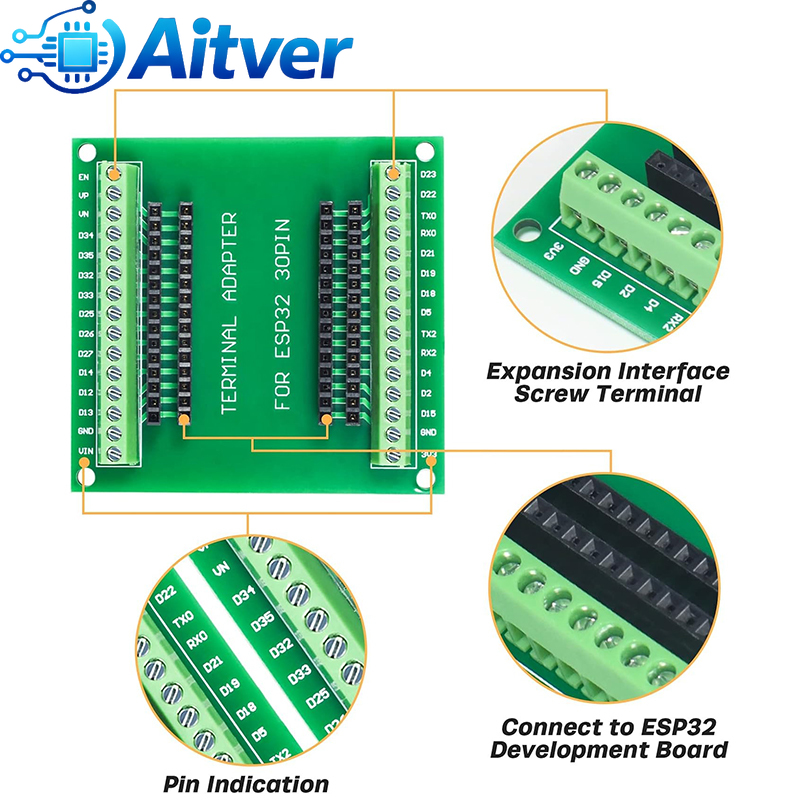 ESP32 30PIN Genişletme Kartı + - Esp32 Uart Module incelemesi ve fiyatı