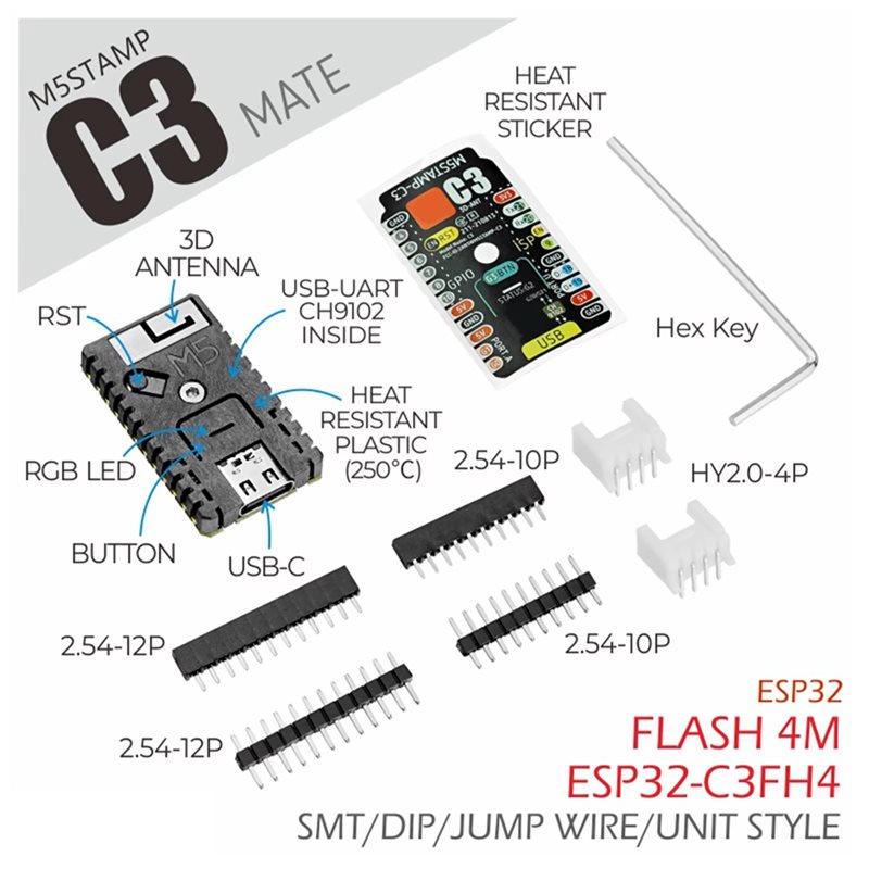AS95-ESP32-C3 Geliştirme Kartı - Esp32 Wifi Bluetooth Module incelemesi ve fiyatı