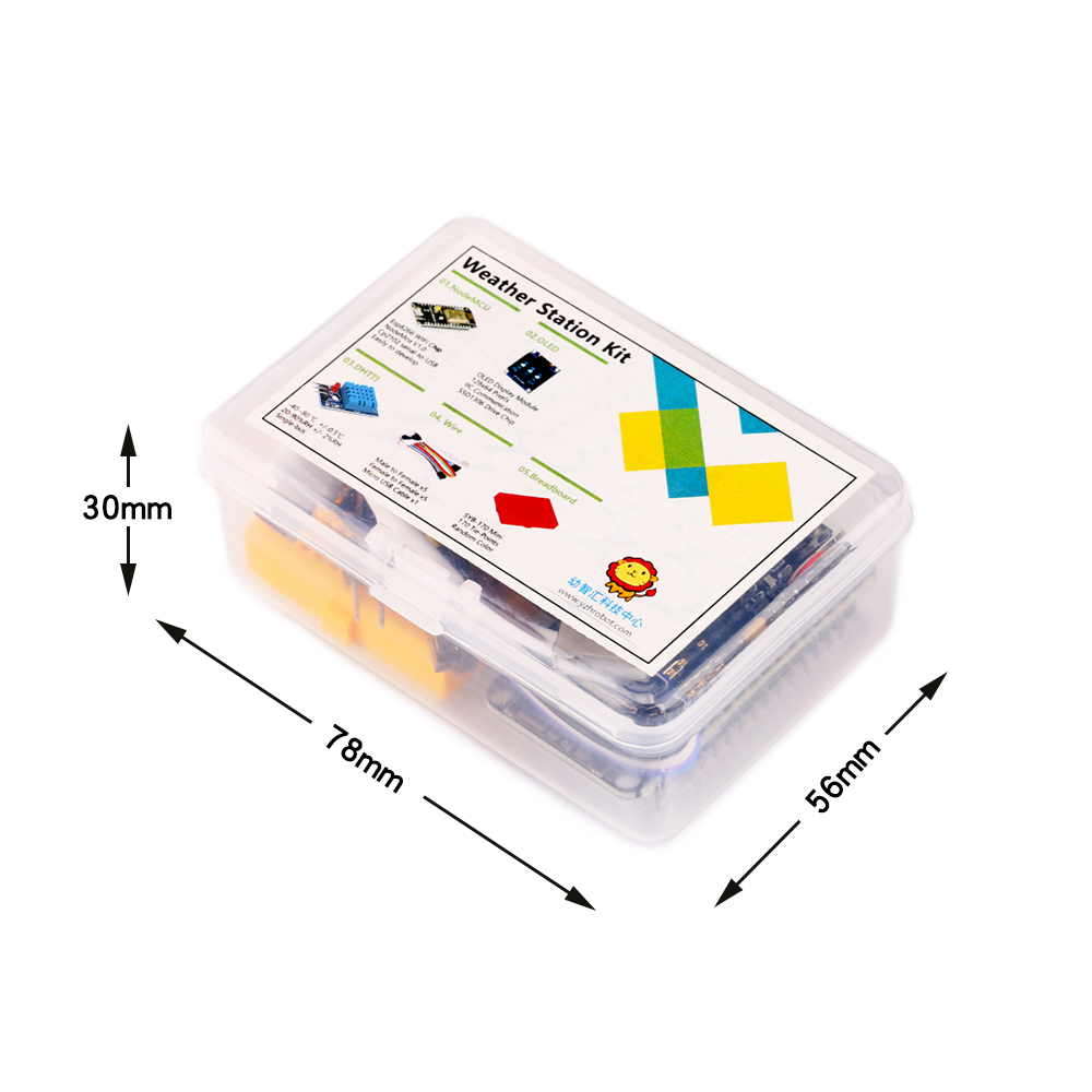 ESP8266 hava istasyonu DIY kit - Esp8266 incelemesi ve fiyatı