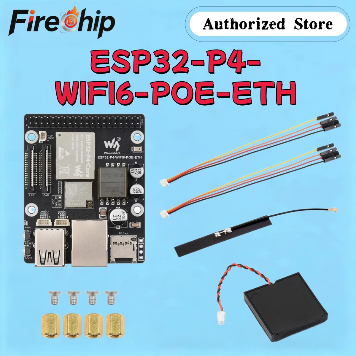 FireChip Waveshare ESP32-P4-WI - Esp32 P4 incelemesi ve fiyatı