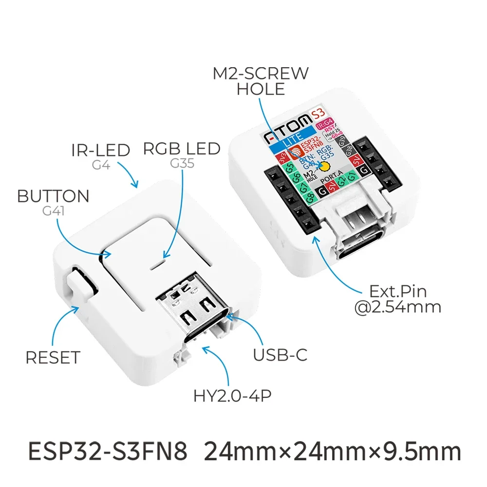 M5Stack AtomS3-Lite ESP32-S3 G - Esp32 Wifi Bluetooth Module incelemesi ve fiyatı