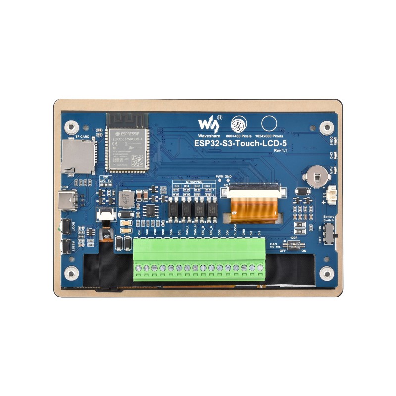 Waveshare ESP32-S3-Touch-LCD-5 - Esp32 incelemesi ve fiyatı