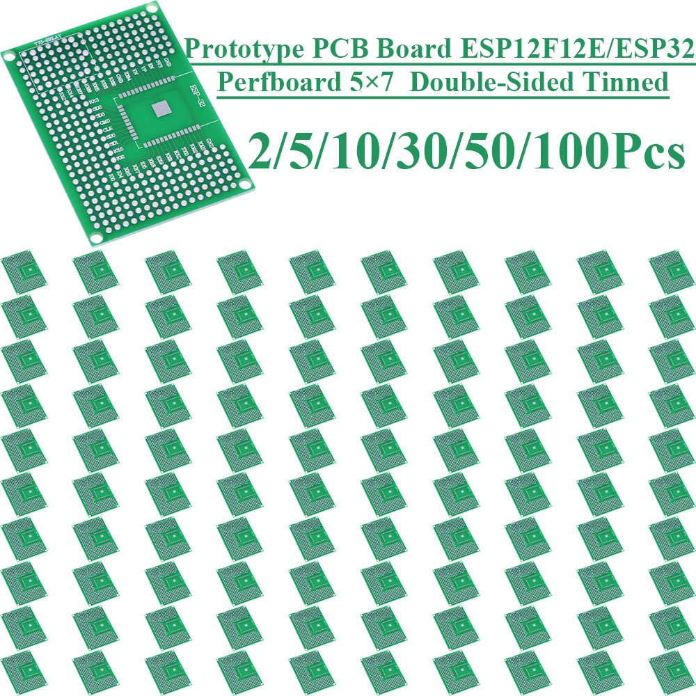 2 ~ 100 Adet 5X7 Çift Taraflı  - Esp8266 incelemesi ve fiyatı