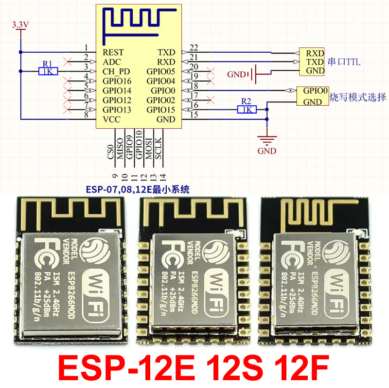 ESP32 ESP-32S ESP-12E ESP-12F  - Esp32 Wifi Bluetooth Module incelemesi ve fiyatı