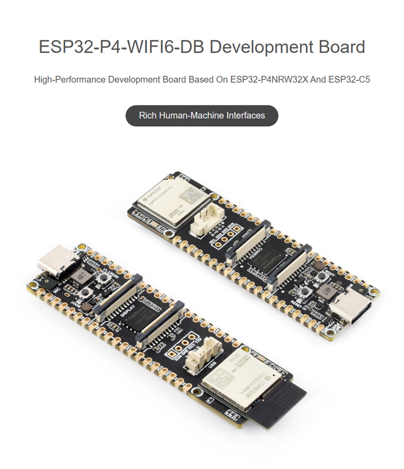 ESP32-P4NRW32X ve ESP32-C5 çif - Esp32 P4 incelemesi ve fiyatı