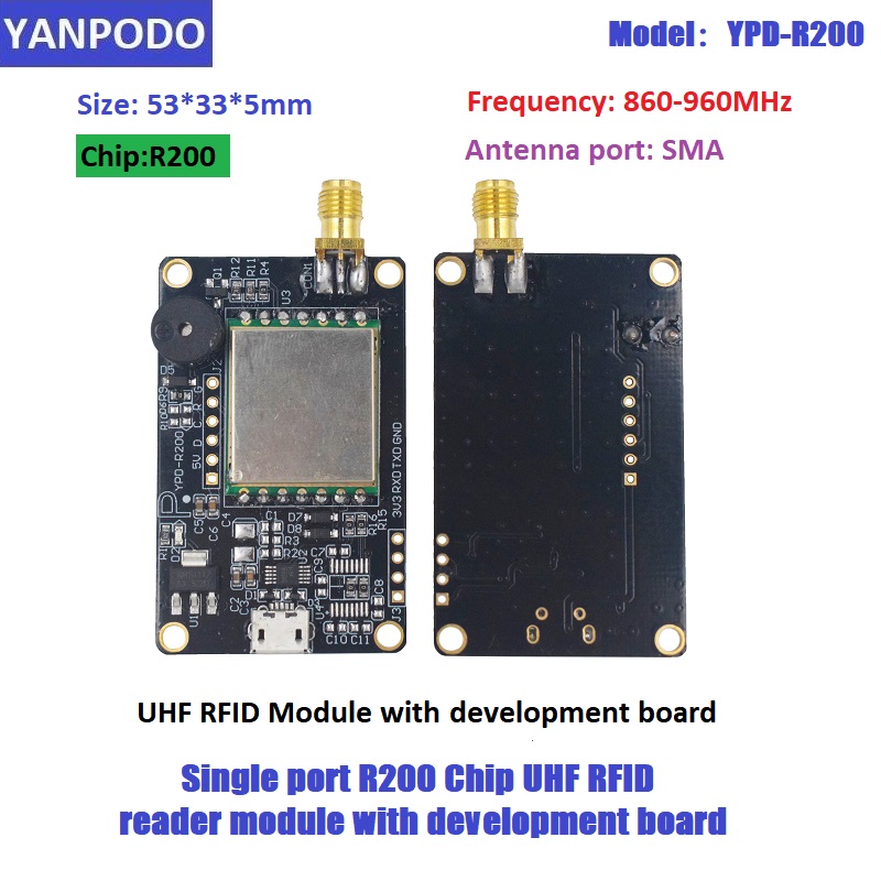 R200 Çipli UHF RFID Okuyucu Mo - Esp32 Uart Module incelemesi ve fiyatı